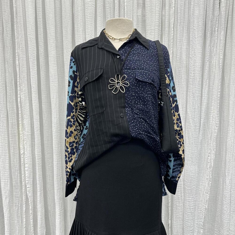 Witchy Whimsygoth Preppy Bohemian Patchwork Leopa… - image 1